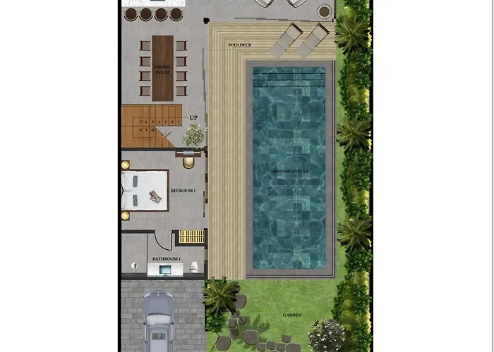 ヴィラ Elegant 5br Retreat Steps From